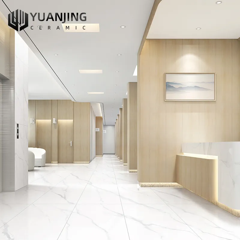 Classic gray artificial decoration porcelain floor tiles marble effect ceramic floor types marble floor tiles 600*1200mm