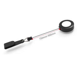 بكرة حامل البطائق ملونة شفافة سهلة السحب من البلاستيك عالي الجودة لون سادة - Product Image 6