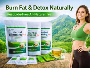 Thé Minceur aux Feuilles de Moringa, Mélange Herbal Bien-être Naturel, Logo Personnalisé, Thé Diététique pour Adultes, Perte de Poids et Réduction des Graisses, 10kg, Vente Directe Usine - Product Image 4