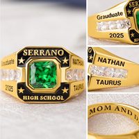 Schulring / Abschlussring / College-Ring Schmuck
