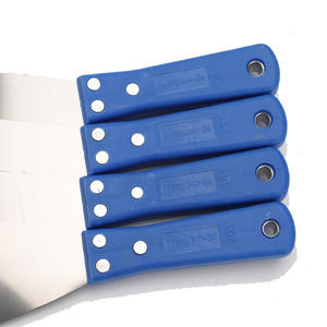 2023 nuovo prodotto manico in plastica coltelli per mastice durevole multifunzione raschietto in acciaio inossidabile pulizia spatola raschietto - Product Image 3