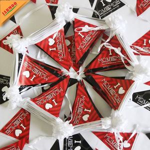 Bandera de Tela de Poliéster Impresa Multicolor, Altamente Duradera, con Diseño Personalizado, Longitud Personalizada, Forma Personalizada, en Oferta - Product Image 2