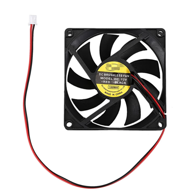 DC 12V 0.18A 2 Pin Connector PC Computer Case Cooling Fan 80x80mm