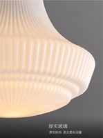 Lustre en verre de jade blanc impérial classique français pour restaurant ancien, comptoir, maison d'hôtes, bar, café, éclairage d'ambiance