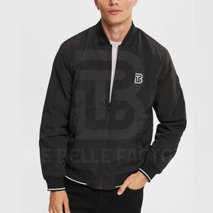 Chaqueta Bomber con cremallera de invierno para hombre, chaquetas de plumón cálidas y ligeras regulares con cuello levantado de alta calidad para exteriores - Product Image 1