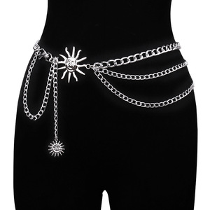 โซ่คาดเอวสีทอง โลหะ สำหรับผู้หญิง แฟชั่นใส่ได้ทุกวัน - Product Image 3