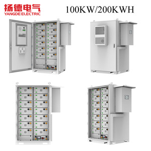 Gabinete de Almacenamiento de Energía Industrial de 100KW 200KWH, Refrigeración por Aire, IP54, Red Híbrida, Comunicación RS485 - Product Image 5