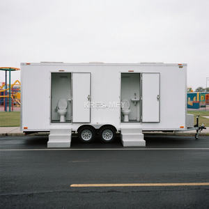 Toilette et douche mobiles portables 2025, remorque de toilettes de luxe pour l'extérieur - Product Image 5