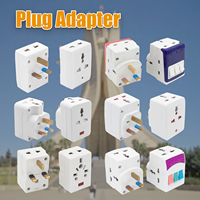 Adaptateur de voyage promotionnel 301M double USB avec prise électrique en plastique ABS, 10A, 3 prises CA, fournisseur de Foshan