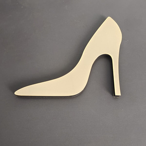 Vendita calda 3D DIY creativo specchio acrilico simbolo <span class=keywords><strong>adesivi</strong></span> da parete per abbigliamento matrimoni saloni di parrucchiere negozi di scarpe forbici coltelli - Product Image 3