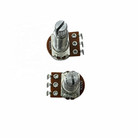 Potentiomètre de guitare A500K de haute qualité à axe long 23F, potentiomètres à courbe audio fine pour le contrôle du volume et du tonalité des guitares électriques et basses