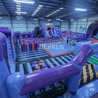 Parc d'attractions gonflable géant pour intérieur et extérieur, aire de jeux gonflable à thème