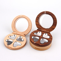 Vietnam WeWood – Étui vide pour palette de fards à paupières en bambou avec logo personnalisé, matériaux recyclés, OEM/ODM, tendance, pour contour et correcteur