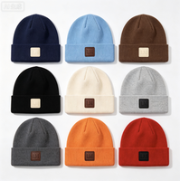 Bonnet en tricot avec pompon personnalisé, doux et chaud, unisexe, pour le camping en plein air, les activités de plein air et la vie quotidienne