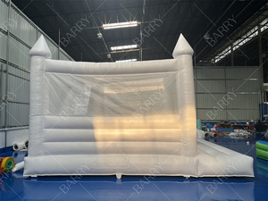 Prix usine personnalisé blanc château de rebond gonflable fête haute qualité mariage videur maison et toboggan Combo à vendre - Product Image 4