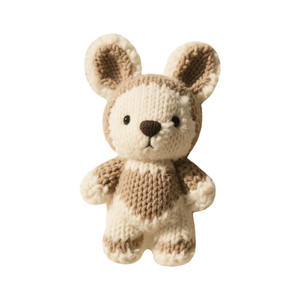 Güzel köpek el yapımı tığ oyuncaklar peluş tığ örme anahtarlık bebek <span class=keywords><strong>Mini</strong></span> dekor kolye hayvan el yapımı tığ örme oyuncaklar - Product Image 4