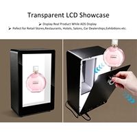 Écran LCD transparent interactif de 10,1 pouces pour vitrine, boîte tactile pour merchandising numérique haut de gamme