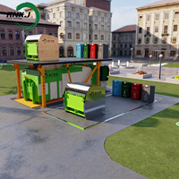 RNKJ Station de Compression Intelligente des Déchets Souterrains : Compresseur Hydraulique Personnalisable pour Déchets Souterrains