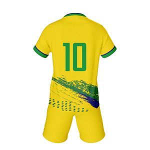 Ensemble maillot/culotte de football pour homme de l'équipe nationale avec nom et numéro personnalisés, antibactérien, séchage rapide, Spandex/Polyester, été - Product Image 5