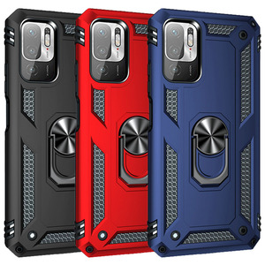 Funda Protectora Antigolpes con Anillo Metálico para Xiaomi Redmi Note 12 11 10 Prime 9 <span class=keywords><strong>Pro</strong></span> <span class=keywords><strong>Max</strong></span> <span class=keywords><strong>11S</strong></span> 11T 10T 9T 10C 9S 10S 5G 9A 9C - Product Image 1