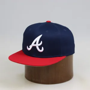 סיטונאי צבע מנוגדים כובע מובנה עם 3D רקמה לוגו מותאם אישית רקמה 3D לוגו כובע