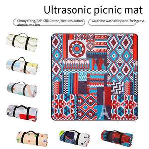 Estera <span class=keywords><strong>de</strong></span> Picnic impermeable a prueba <span class=keywords><strong>de</strong></span> humedad, almohadilla gruesa para acampar en la playa, hoja <span class=keywords><strong>de</strong></span> tierra para exteriores - Product Image 1