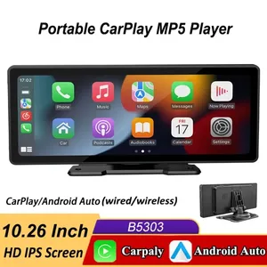 Autoradio universale da 10.26 pollici lettore Video multimediale Wireless Carplay Android schermo <span class=keywords><strong>Auto</strong></span> WiFi Monitor mappa in tutto il mondo B5303 - Product Image 2