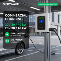 Caricatore EV DC ROSH 40KW CCS2 IP54, Stazione di Ricarica Rapida DC a Parete per Auto Elettriche