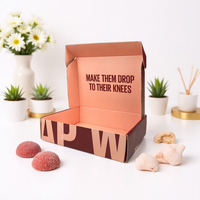 Nouvelle conception de boîte à courrier en carton imperméable personnalisée, avec laminage mat, doublure en éponge, écologique, robuste, gaufrage