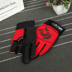 Gants de pêche en plein air, trois doigts exposés, en tissu, unisexes, pour la pêche, utilisation sportive, couleur aléatoire - Product Image 4