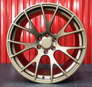 Cerchi Stile Hellcat 6 Fori 19 Pollici 6*114.3 Bronzo Opaco, Ruote Forgiate per <span class=keywords><strong>Auto</strong></span> Passeggeri, Mozzi per <span class=keywords><strong>Dodge</strong></span> <span class=keywords><strong>Viper</strong></span> Ram ACR Challenger - Product Image 1