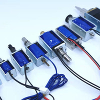 Youge DC 12V 2A 2N Électro-aimant de type cadre Push-Pull, solénoïde de dégagement marin à crochet, rétraction par alimentation, sécurité, 19x16x30mm pour