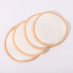 Gran oferta, almohadillas desmaquillantes reutilizables de rizo de bambú suave redondo, juego de bolsas de algodón, toallita de bambú lavable para niñas - Product Image 3