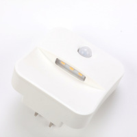 Lampe de nuit LED à détecteur de mouvement à brancher sur prise murale, allumage et extinction automatiques, pour chambre à coucher, escalier, couloir, armoire, usage domestique