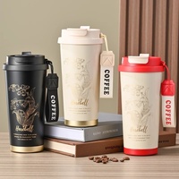 Geschäftsgeschenk Graviertes Logo Maiglöckchen Edelstahl Vakuum-Thermobecher Kältebeständiger Kaffee-Becher Hochwertiger Kinderbecher