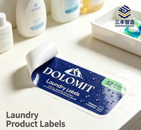 Étiquette autocollante pour capsules de lessive Marabu Dolomit, 52 capsules, résistante à l'eau, en papier acrylique adhésif simple face, origine Chine