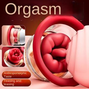 AMI Masajeador Eléctrico Portátil de Pechos y Mordedura del Clítoris Nuevo Diseño Masturbación Femenina Juguete Sexual Pezón Lamiendo Vibrador de Succión - Product Image 3