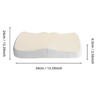 Coussin de siège ergonomique pour étudiant, housse en soie de lait douce, mousse à mémoire de forme à rebond lent, coussin anti-douleur personnalisable pour tabouret de classe
