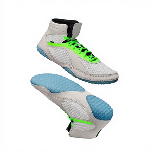 Zapatos de Lucha Unisex RUDIS <span class=keywords><strong>Alpha</strong></span> 2.0 con Parte Superior de Malla y Suela de Goma para Entrenamiento de Boxeo en Todas las Estaciones - Product Image 3