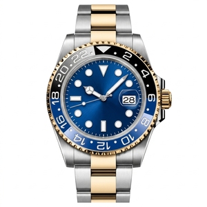 Montre mécanique en acier inoxydable pour hommes, montre-bracelet automatique, affichage de la Date, verre saphir résistant à l'eau - Product Image 4