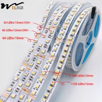 Bande LED Cuivre 5050 RGBW Quatre-en-un 12V/24V IP20 Basse Tension 108LED/M 120LED/M 7 Couleurs Changeantes pour Bureau