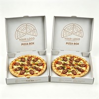 Cajas de Pizza Octagonales Desechables de Alta Calidad para Uso Comercial, Caja para Llevar Pizza y Hamburguesas con Bisagras, Cajas para Entrega de Comida para Restaurantes