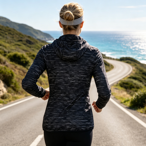 Chaqueta Cortavientos Ligera Personalizada para <span class=keywords><strong>Mujer</strong></span>, con Capucha, para Camping, Versátil, para Ciclismo, <span class=keywords><strong>Anorak</strong></span> de Punto, en Oferta - Product Image 3
