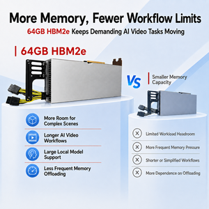 CMP 170HX 8G GPU Card Free CAP Mod Capacitor Modification Tested Support Unlock to 64GB HBM2e AI Computing Graphics Card - Product Image 5
