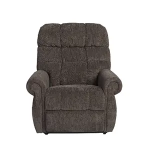 极客沙发现代设计超细纤维织物电动躺椅可调放松椅客厅沙发椅带按摩功能