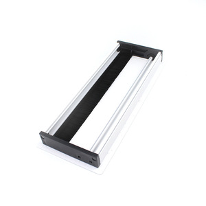 Caja de gestión de cables de aluminio, organizador de cables desmontable rectangular para montaje en pared, soportes para almacenamiento de cables eléctricos para auriculares - Product Image 2