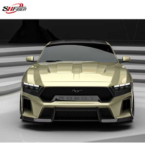 Kit Jedi modifié pour Mustang, pare-chocs avant en fibre de carbone, adapté aux Ford Mustang S650 2024+ - Product Image 4