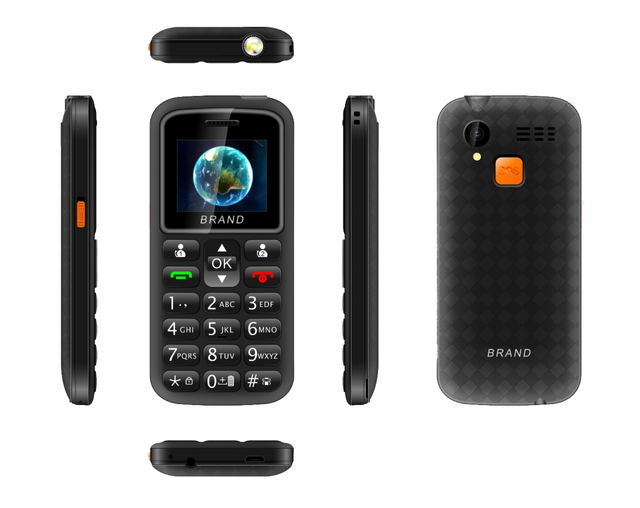 4G Seniors Dual SIM Mobile Phone with 1.77inch Screen French Spanish German Languages for Itel Cellphone Users