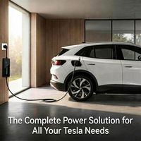 Nuevo Cargador NACS para Vehículos Eléctricos, 16A NEMA 5-15 Nivel 1, IP66 Impermeable, 3.5KW, Corriente Ajustable, Conector Portátil