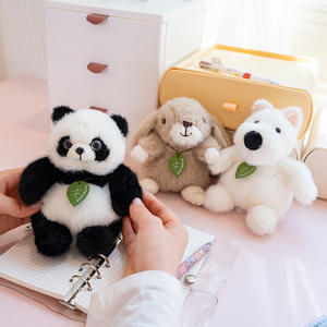 Ingrosso 13cm di piccole dimensioni giocattolo di peluche <span class=keywords><strong>Panda</strong></span> West Highland cucciolo bambola PP cotone riempito per regali di compleanno - Product Image 2